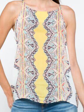 Verse Alecto Halter Top Large Yellow